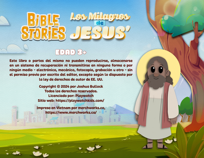 Jesus Miracles Kids Book - Spanish Version