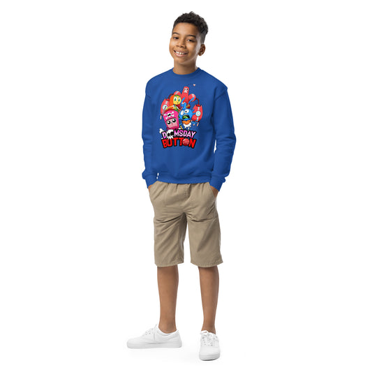 Youth crewneck sweatshirt | Doomsday Button