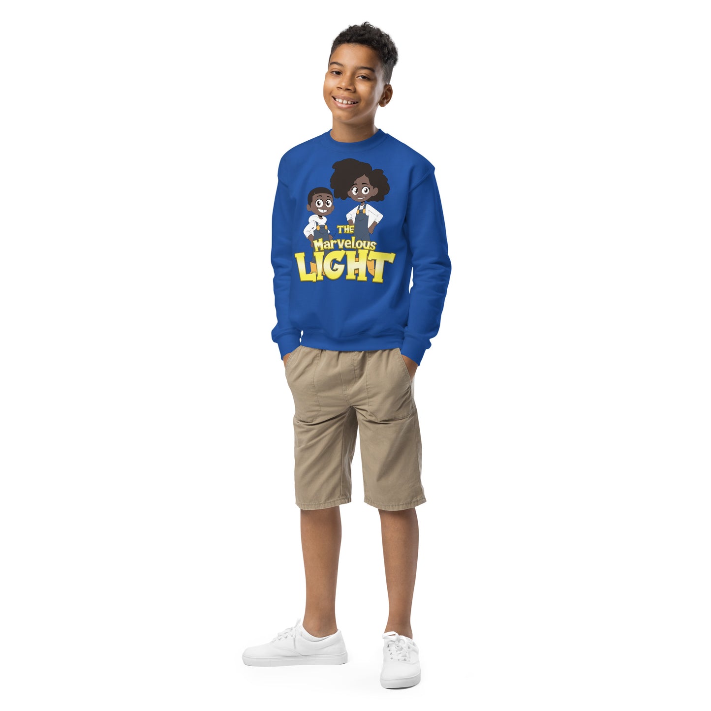 Youth Crew Neck Sweatshirt | The Marvelous Light